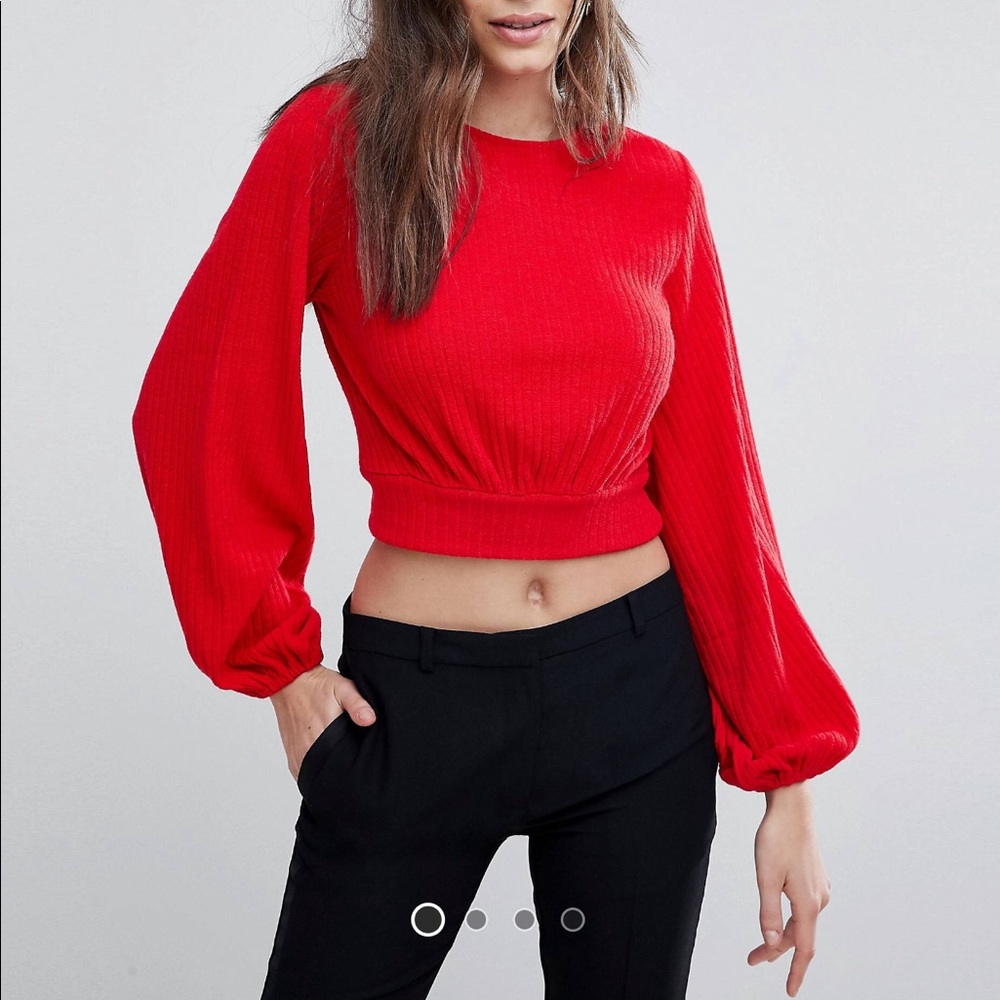 Fashion Union Balloon Sleeve Top